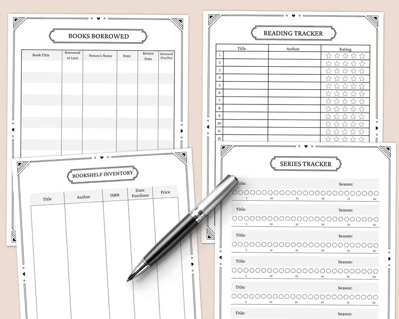BOOK READING PLANNER