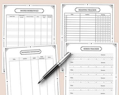 BOOK READING PLANNER