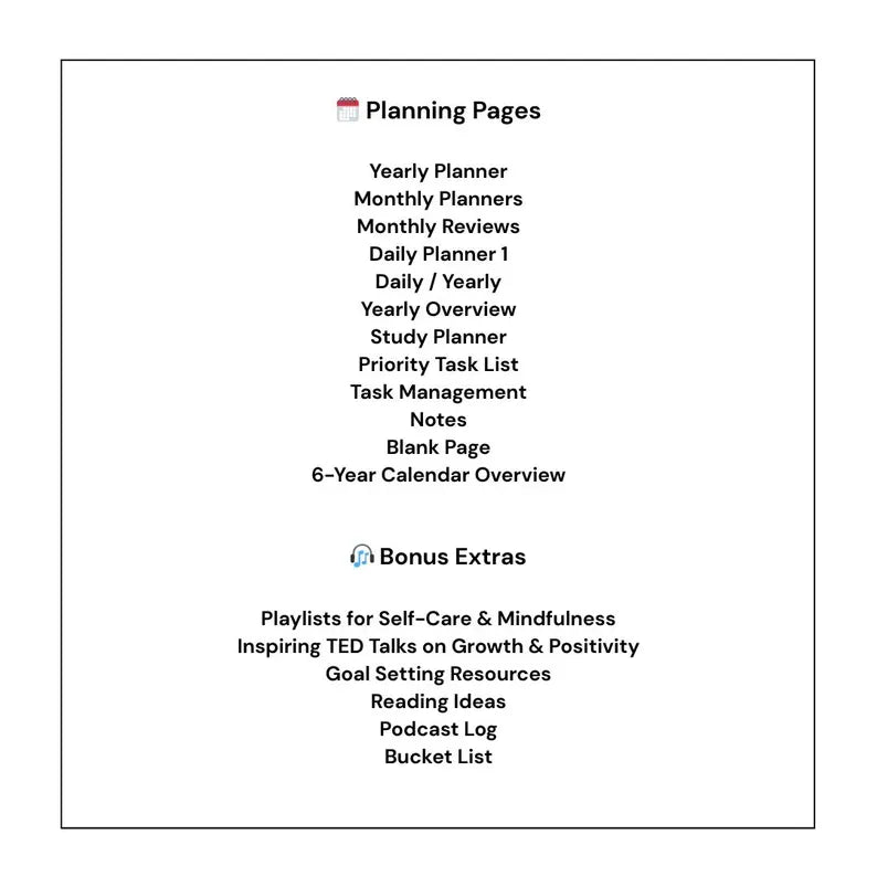 ADHD PRINTABLE Planner (made by an ADHDer)