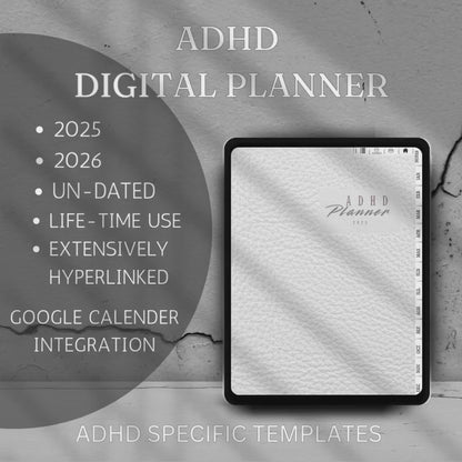 ADHD PRINTABLE Planner (made by an ADHDer)